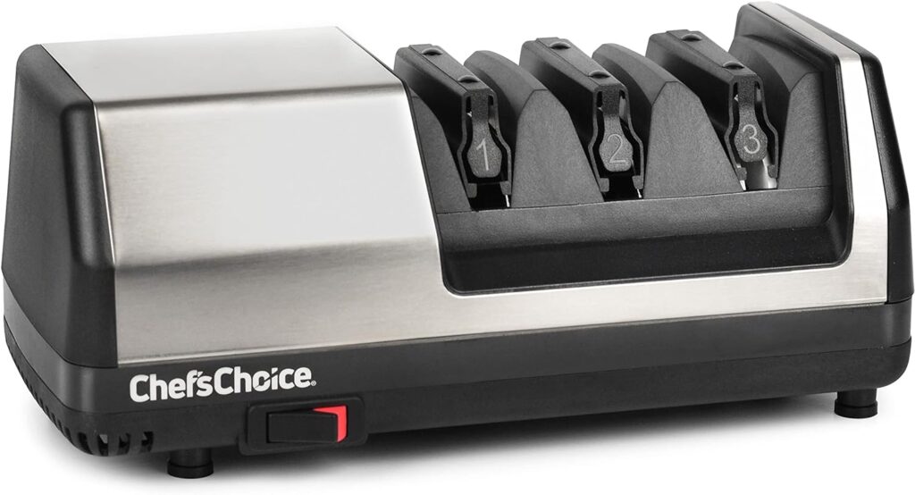 Chefs Choice Model 151 Universal Electric Knife Sharpener, Stainless Steel