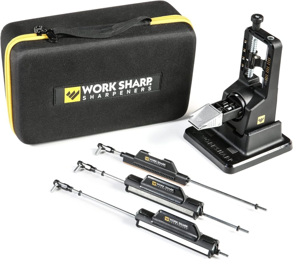 Work Sharp Precision Adjust Elite - Adjustable Knife Sharpening System - For Hunting, Serrated  Kitchen Knives