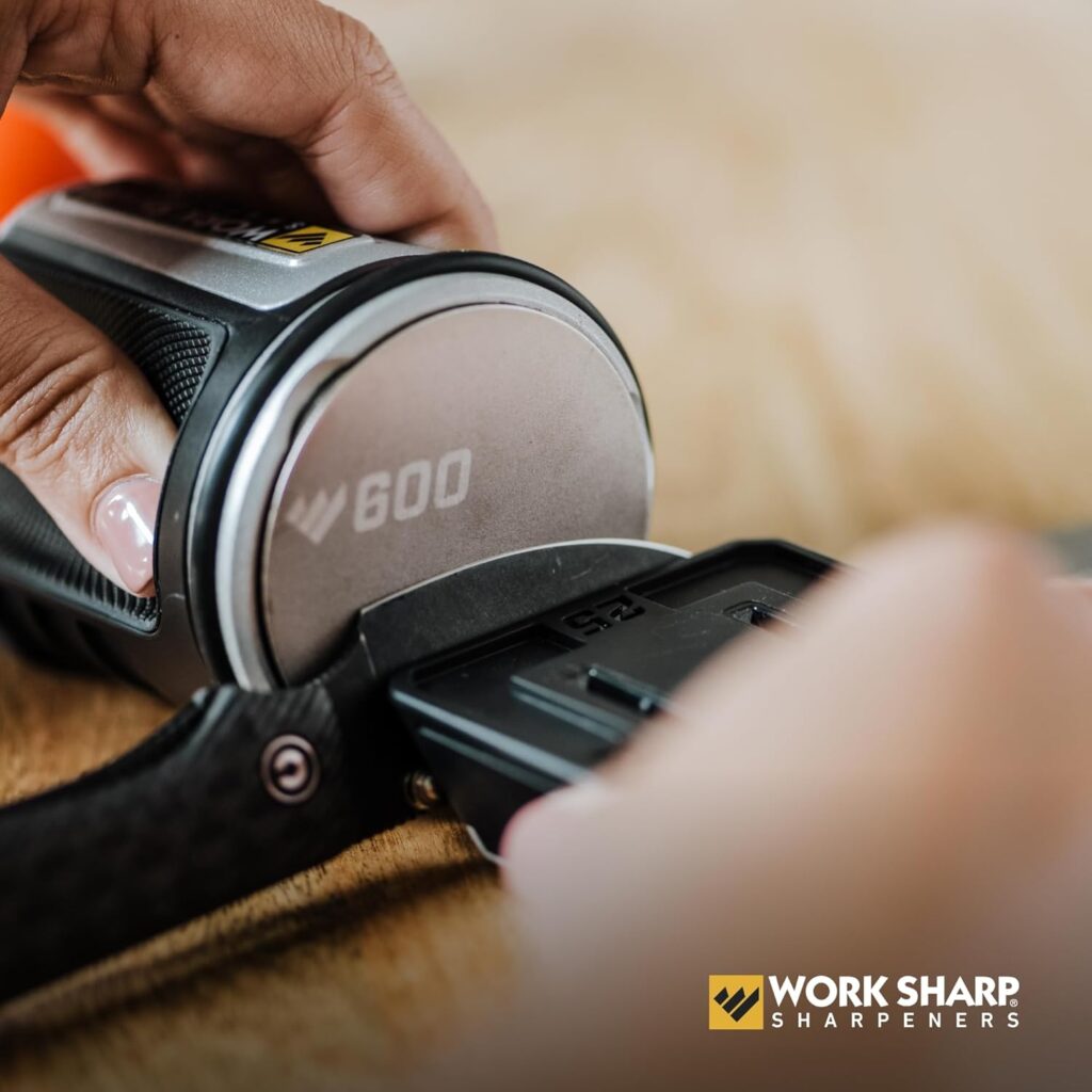 Work Sharp Rolling Knife Sharpener with 4 sharpening angles for all chef and kitchen knives