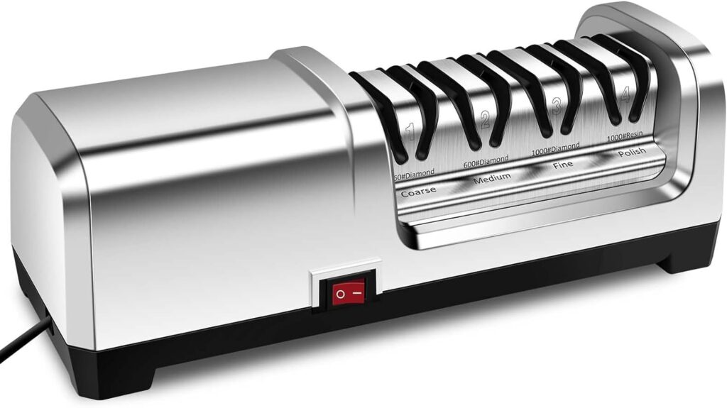 YBSVO 4 Stage Heavy-Duty Professional Electric Knife Sharpener