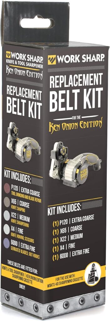 Work Sharp WSSAKO81113 Assorted Belt Kit Replacement for Ken Onion Edition
